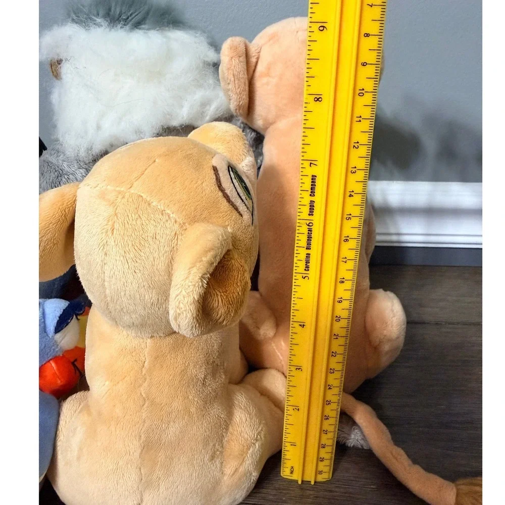 Disney Lion King Plush Lot Simba Nala Rafiki Zazu Stuffed Animal Toy Set 5pc